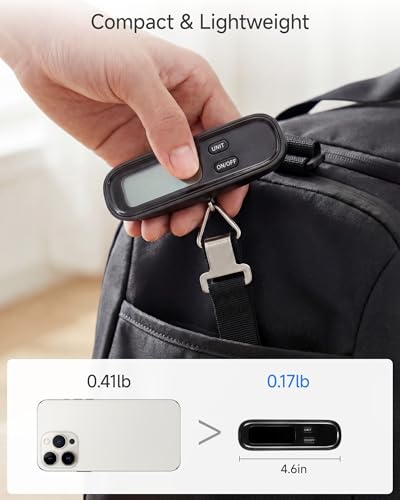 Image of LUGGEX Luggage Scale, Suitcase Scale, Luggage Scale Travel Digital,2 Pack | Travel Scale with Large LCD Display, Portable & Battery Included