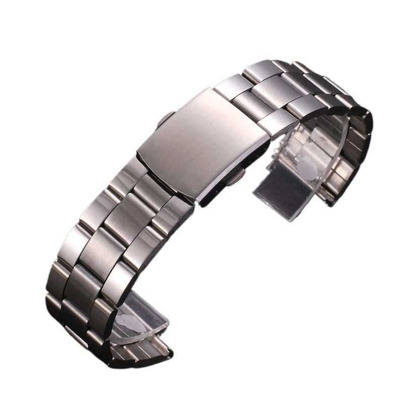 Bracelet en acier inoxydable avec boucle pliante et outil de réglage