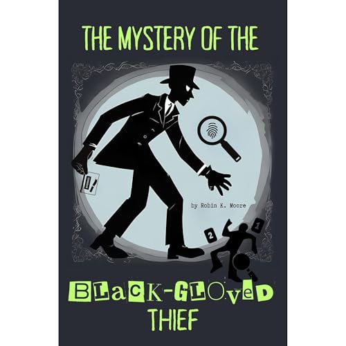 The Mystery of the Black-Gloved Thief Audiolibro Por Robin Moore arte de portada