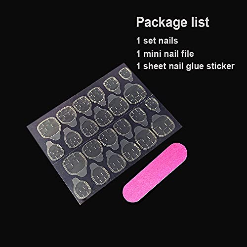 Coolnail Short Wine Red Press On False Nails Squoval Glitter Glue On Nails Diy Manicure Reusable Uv Gel Cover Fake Acrylic Nail Art Tips #TOP6