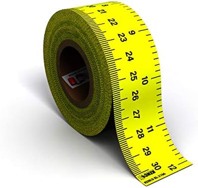 Lables With Ruler Kenco Pre-Cut Ruler Labels, Repeating 1 Inch X 12 Inch US & Metric ...
