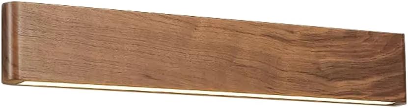 Modern Wooden LED Wall Lamp with Dimmable 3000/4000/6000K Light - Step Lights for Hallway & Bedroom, Indoor Lighting