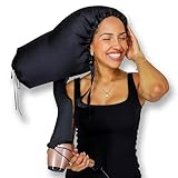 Soulta® Elongated Satin Diffuser Cap - Anti Shrinkage Black