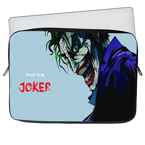 Image of TheSkinMantra Chain Laptop Sleeve Bag Compatible with Laptop /Macbooks /Chrombook /Notebook /Zbook (11.6 Inch [Chain], Joker Attitude)