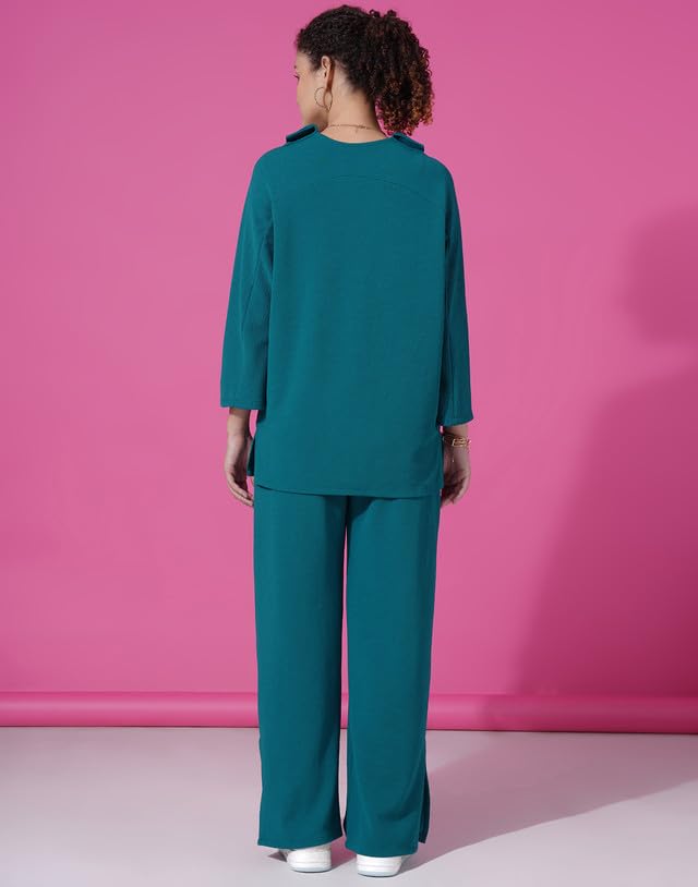 Image of SIRIL Women's Solid Co-Ord Set
