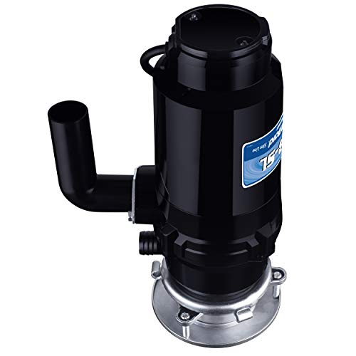 Image of Waste Maid 10-US-WM-458-SL-3B Garbage Disposal Anti-Jam Stainless Steel Food Waste Grinding System, 3 /4 HP Slim Line, Black