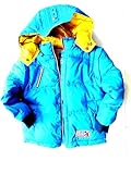 lemmi jacke jungen Wendejacke unisex Lemmi Winterjacke/Wendejacke, blau und gelb gr.164
