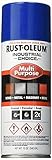 Rust-Oleum 1624830 1600 System Multi-Purpose Enamel Spray Paint, 12-Ounce, Safety Blue
