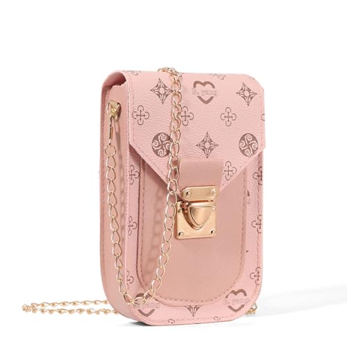 Small Crossbody Bags for Women, Fashion Printing Pattern PU Cell Phone Purse Shoulder Handbag for Daily Travel