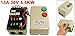 Uxcell a12022000ux0332 7.5 HP Three Phase Motor Magnetic Starter AC Contactor 36V Coil 10-16 Amp, 3 Poles