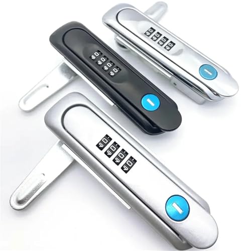 Serrure à compression pour armoire électrique MS-819 finition chrome haut de gamme