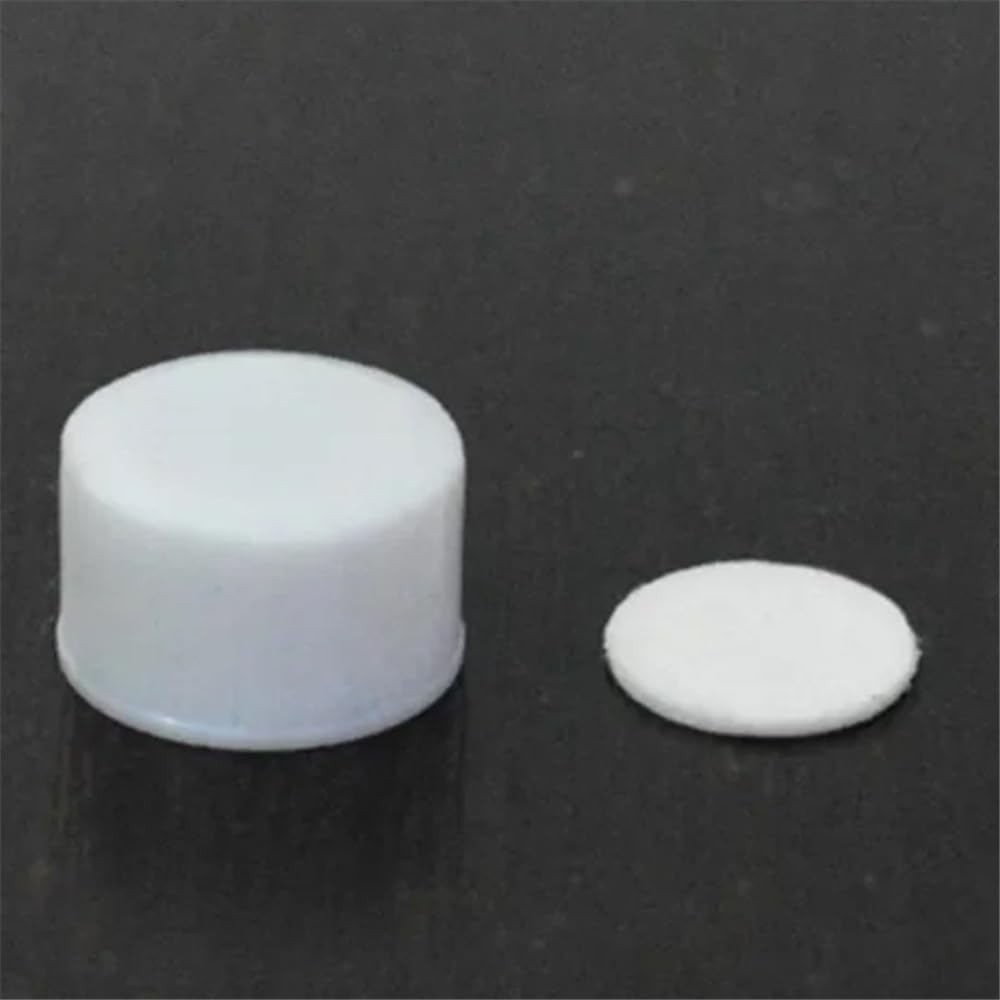 24 szt./partia 3 ml przezroczysta szklana butelka na próbki fiolek pojemnik do przechowywania z białą zakrętką w eksperymencie