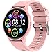 Montre Connecter pour Femme, 1.3" Montre Connectée 24 Modes Sportifs Smartwatch Cardiofrequencemetre, Sommeil, Podometre Calorie Chronometre GPS Partagé IP68 Etanche Bracelet Connecté iOS Android Rose