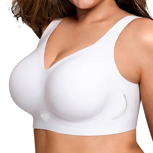 Image of Smoothing Bra Anti Sagging Wireless Push Up Bras for Women No Underwire Full Coverage Bra Comfy Bras for Women