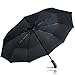 Produktbild EYE EFFECT Kompakt Regenschirm/Taschenschirm - schwarz, handlich, klein - mit Auf-Zu-Automatik - bis zu 140 km/h winderprobt