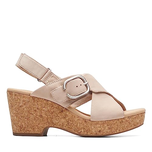 Image of Clarks Collection Women's Giselle Dove Wedge Sandal