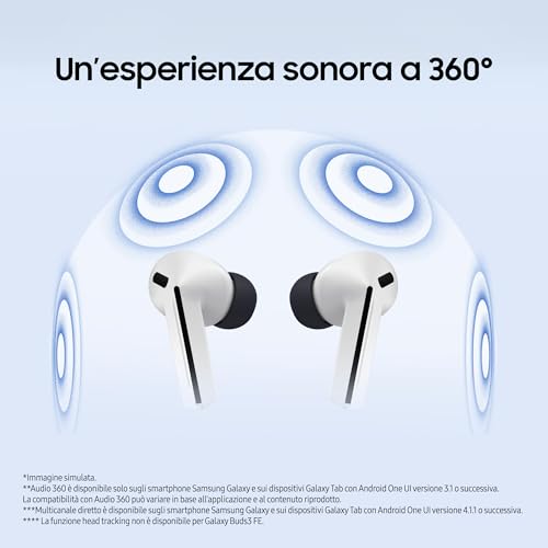 Samsung Galaxy Buds3 Fe Auricolari Wireless, Black - 6