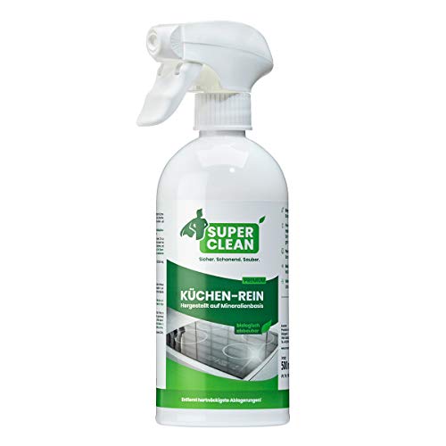 Mr.Superclean universal Küchenreiniger Spray. Extra stark & schonend. Geeignet für: Kühlschränke, Arbeitsplatten, Dunstabzugshauben, Küchenschränke