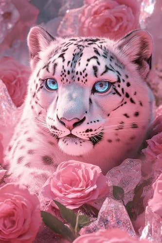 Peinture diamant animal pour occuper enfants kit mosaïque 60x80cm