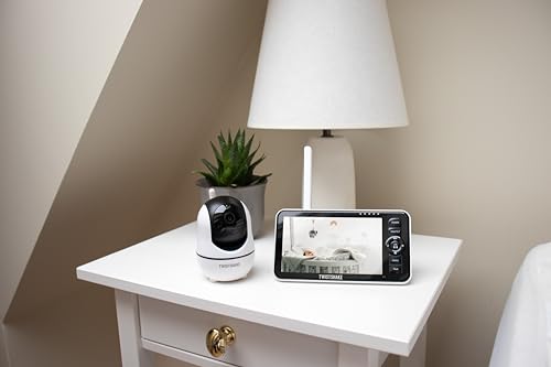 Twistshake Vigilabebés con Cámara y Audio - Pantalla Full HD de 5,5 Pulgadas y 1080p | Comunicación de Audio Bidireccional - Monitoreo de Temperatura Ambiente - VOX - Visión Nocturna - imagen 4