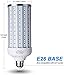 60 Watt LED Corn Light Bulb(500W Equivalent),5500 Lumen 6500K,Cool Daylight White LED Street and Area Light,E26/E27 Medium Base,for Outdoor Indoor Garage Factory Warehouse High Bay Barn and More