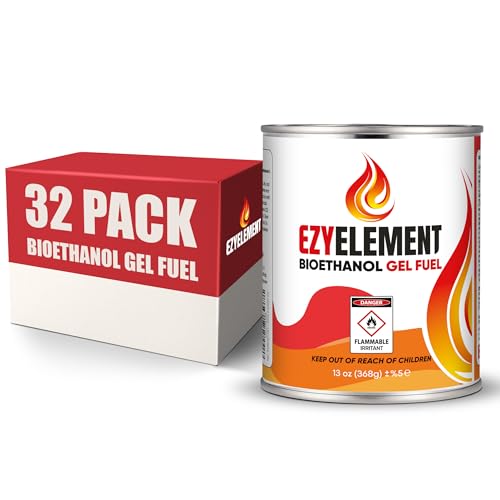 EZYELEMENT Gel Fuel for Indoor & Outdoor Use – Make