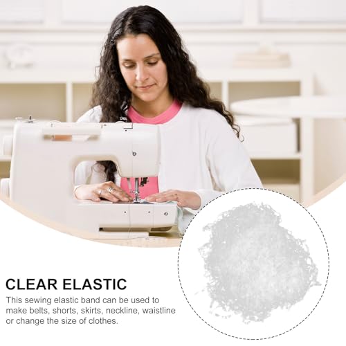 Sangle élastique transparente en TPU de 6 mm pour couture et loisirs créatifs