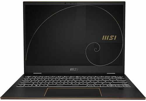 MSI Summit E13 Flip Evo (2024) 13.4" FHD+ 120Hz Professional 2 in 1 Laptop: Intel Core i7-1360P, Intel Iris Xe, 16GB LPDDR5, 1TB NVMe SSD, Thunderbolt 4, WiFi 6E, Win 11 Home: Ink Black A13MT-243US