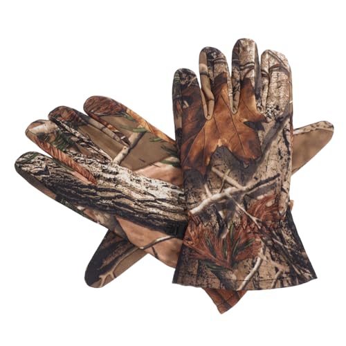 KICHOUSE Warm Winter Gloves Men's Waterproof Hunting Gloves Camouflage for Sports