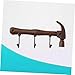 BUGUUYO Industrial Door Rack Cast Shape Hanger Robe Hooks Wall Hooks Storage Coat Hanger Key Holder Kitchen Boys and Girls