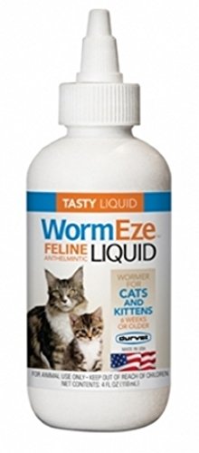 DURVET - PET D 001-0544 WORMEZE FELINE ANTHELMINTIC LIQUID 4 OUNCE