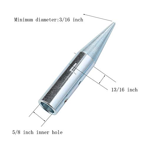 5/8" Spindle Tapered Threaded Adapter Left & Right Pair Suitable For 3/16 Inch To 13/16 Inch Arbor Hole Cloth Polishing Wheel 2 #TOP1