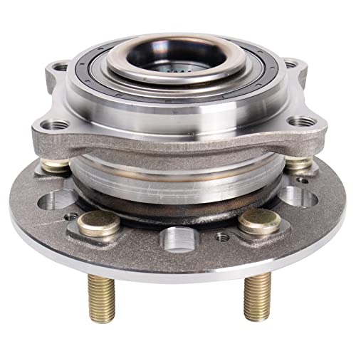 Image of TRQ 2 Piece Front Wheel Bearing & Hub Assembly Set Compatible with 2018-2020 Genesis G80 2017-2019 G90