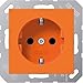 Produktbild Jung Schuko Steckdose 16 A 250 V Bruchsicher Serie A Orange, 1 Stück, A 1520 BF O