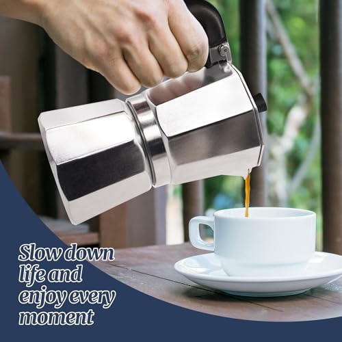 Supvision 9 Tasse Mokka Kanne aus Aluminium 450 ml italienische – Ansicht 9