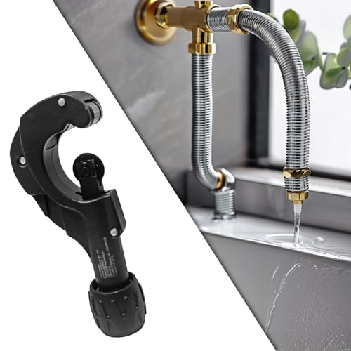 Miayaya Cortador de tubos de 1/20.3 cm a 3 cm com lâmina extra para cobre, latão, alumínio, PVC, tub
