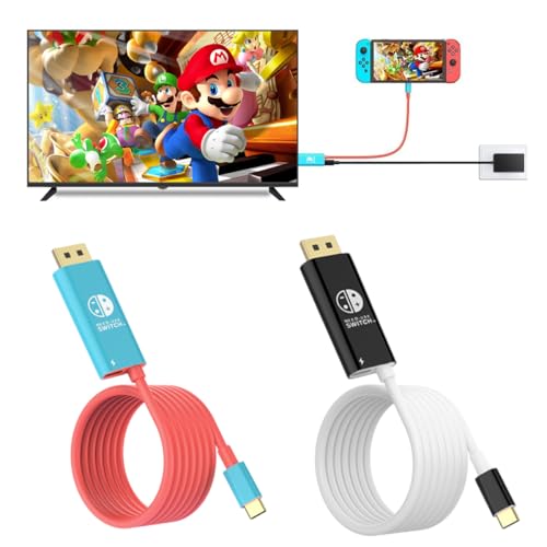 ynCXs[h × 4KzpOCt ~[O }`P[u Switch USB-C HDMI ϊ TVo̓P[u [dΉfii-Phone15/Steam Deck/iPad/mac/Windows Ήj (sN&u[)