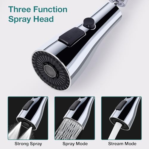 Image of BIRDLINE Tap Extender for Kitchen Sink - 360 Flexible Faucet Extension Attachment | 3-Mode Water-Saving Kitchen Tap Aerator Shower | Tap Extension for Sink, Basin & Wash Area Upgrade Your Kitchen.