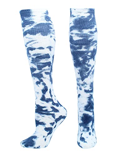 Image of Tie Dye Multisport Tube Socks Soccer Softball Volleyball for Girls Boys Women and Men Youth and Adult