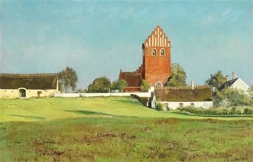 Cuadro en lienzo de la chiesa e il vicariato Lauritz Ring YIMACBJXX 60x90cm