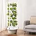 Sistema di coltivazione idroponica a torre – Fioriera verticale con luce a LED per giardino di casa, sistema idroponico a 5/7/9 strati per la coltivazione di erbe e verdure immagine