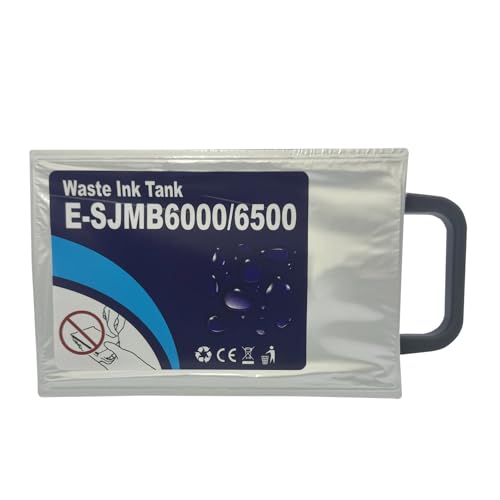 HEMEINY SJMB6000 SJMB6500 Wartungsbox kompatibel mit ColorWorks CW-C6000A CW-C6000P CW-6030A CW-6030P CW-C6500A CW-C6500P Druckern, C33S021501 Resttintentank.