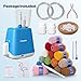 Caydo iCord Maker Kit for Beginners, 92pcs i-Cord Knitting Set for DIY Handicrafts Making, Quickly Knitting iCord with i Cord Knitting Machine Create Pretty Crafts, Ideal Present