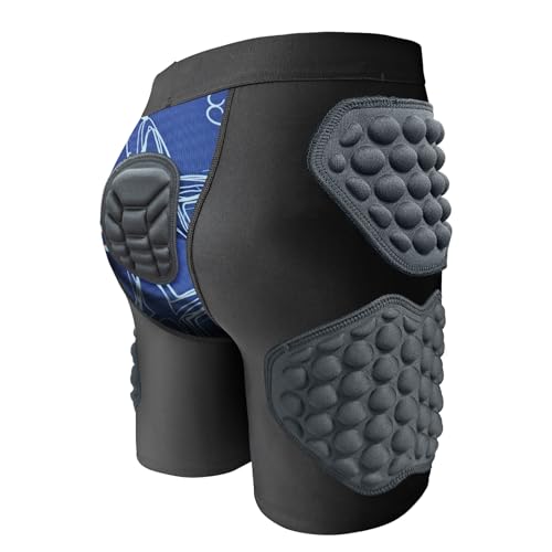 Topeter Padded Shorts for Kids Impact Protection Shorts Youth Hip Protection Underwear for Skateboard Skiing, Football