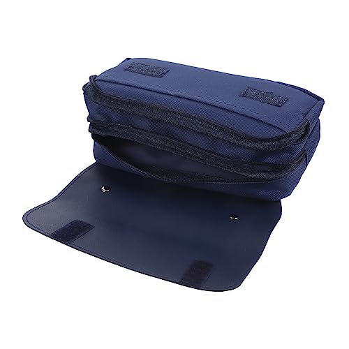 LALAFINA Bolsa De Almacenamiento De Bolígrafos De Mano Multifunción Bolsa De Almacenamiento De Bolígrafos para El Hogar De PU Bolsa De Tela Oxford Inflable PP