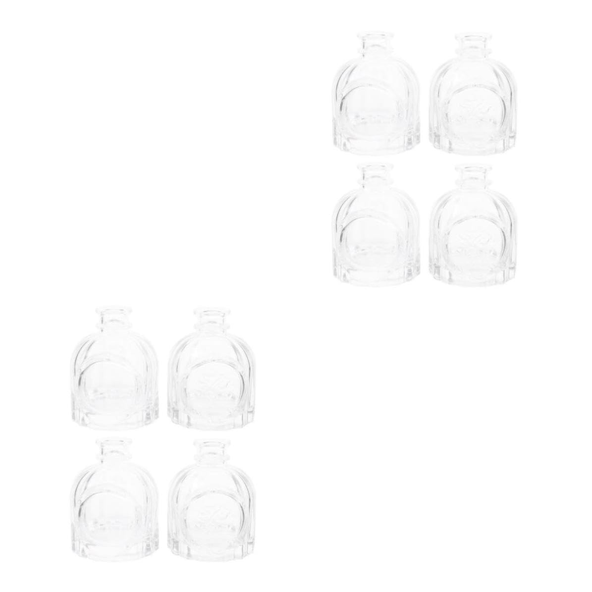 Operitacx 8 Pezzi Boccetta Profumo in Vetro 100ml, Contenitore Decorativo
