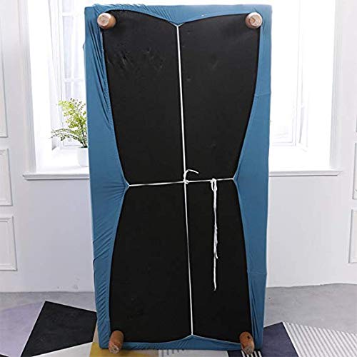 Housse de canapé stretch extensible et résistante en polyester uni 1 place - 2