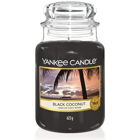 Yankee Candle Black Coconut Large Jar Cover