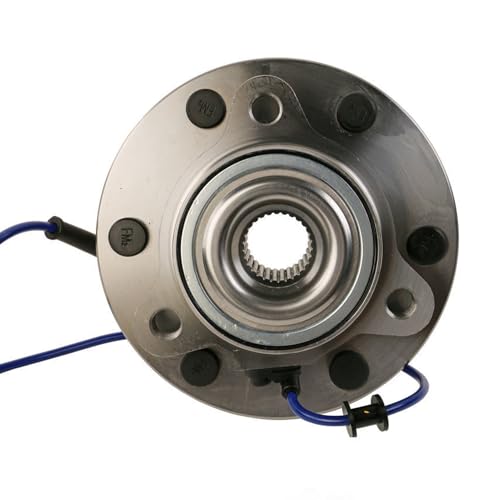 Image of Detroit Axle - 2pc Front Wheel Bearing Hubs Assembly with ABS & 6-Lug for 2017-2023 Nissan TITAN, Wheel Bearing Hubs Assembly 2018 2019 2020 2021 2022 Replacement