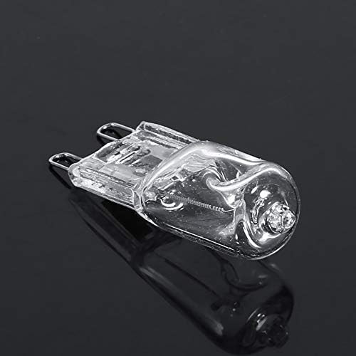 ANGGREK 10Pcs G9 Base 10Pcs G9 Base Halogen Light Bulb 120V 40W Lighting Replacement Home Warm White Bright